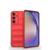 Newface Samsung Galaxy M14 5G Kılıf Optimum Silikon - Kırmızı