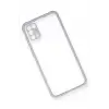 Newface Samsung Galaxy M31 Kılıf Miami Şeffaf Silikon - Lila