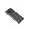 Newface Samsung Galaxy M31S Kılıf Auto Focus Karbon Kapak - Siyah