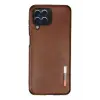 Newface Samsung Galaxy M33 Kılıf Loop Deri Silikon - Kahverengi