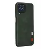 Newface Samsung Galaxy M33 Kılıf Loop Deri Silikon - Yeşil