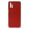 Newface Samsung Galaxy M51 Kılıf First Silikon - Bordo