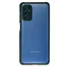 Newface Samsung Galaxy M52 5G Kılıf Miami Şeffaf Silikon - Koyu Yeşil