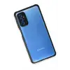 Newface Samsung Galaxy M52 5G Kılıf Miami Şeffaf Silikon - Siyah
