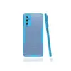 Newface Samsung Galaxy M52 5G Kılıf Platin Silikon - Mavi