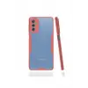 Newface Samsung Galaxy M52 5G Kılıf Platin Silikon - Pembe