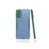 Newface Samsung Galaxy M52 5G Kılıf Platin Silikon - Yeşil