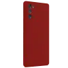 Newface Samsung Galaxy Note 20 Kılıf First Silikon - Bordo