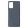 Newface Samsung Galaxy Note 20 Kılıf Nano içi Kadife Silikon - Gri
