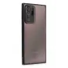 Newface Samsung Galaxy Note 20 Ultra Kılıf Razer Lensli Silikon - Siyah