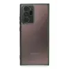 Newface Samsung Galaxy Note 20 Ultra Kılıf Razer Lensli Silikon - Yeşil
