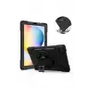 Newface Samsung Galaxy P610 Tab S6 Lite 10.4 Kılıf Amazing Tablet Kapak - Siyah