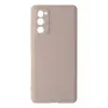 Newface Samsung Galaxy S20 FE Kılıf Nano içi Kadife Silikon - Pudra