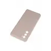Newface Samsung Galaxy S20 FE Kılıf Nano içi Kadife Silikon - Pudra