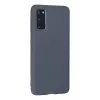 Newface Samsung Galaxy S20 Kılıf Nano içi Kadife Silikon - Gri