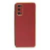 Newface Samsung Galaxy S20 Kılıf Volet Silikon - Kırmızı