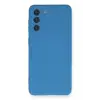 Newface Samsung Galaxy S21 FE Kılıf Nano içi Kadife Silikon - Mavi