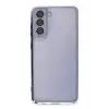 Newface Samsung Galaxy S21 FE Kılıf Razer Lensli Silikon - Açık Mavi