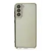 Newface Samsung Galaxy S21 FE Kılıf Razer Lensli Silikon - Gold
