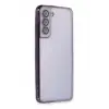 Newface Samsung Galaxy S21 FE Kılıf Razer Lensli Silikon - Mor