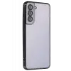 Newface Samsung Galaxy S21 FE Kılıf Razer Lensli Silikon - Siyah