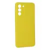Newface Samsung Galaxy S21 Kılıf Nano içi Kadife Silikon - Sarı