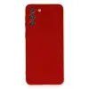 Newface Samsung Galaxy S21 Plus Kılıf Nano içi Kadife Silikon - Kırmızı