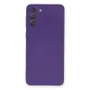 Newface Samsung Galaxy S21 Plus Kılıf Nano içi Kadife Silikon - Mor
