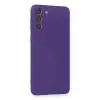 Newface Samsung Galaxy S21 Plus Kılıf Nano içi Kadife Silikon - Mor