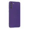 Newface Samsung Galaxy S21 Plus Kılıf Nano içi Kadife Silikon - Mor