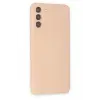Newface Samsung Galaxy S21 Plus Kılıf Nano içi Kadife Silikon - Pudra