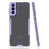 Newface Samsung Galaxy S21 Plus Kılıf Platin Silikon - Lila