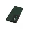 Newface Samsung Galaxy S21 Ultra Kılıf Loop Deri Silikon - Yeşil
