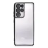 Newface Samsung Galaxy S21 Ultra Kılıf Razer Lensli Silikon - Siyah