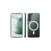 Newface Samsung Galaxy S22 Kılıf Magneticsafe Şeffaf Silikon - Şeffaf