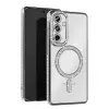 Newface Samsung Galaxy S23 FE Joke Simli Magneticsafe Kılıf - Gümüş
