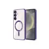 Newface Samsung Galaxy S23 Kılıf Kross Magneticsafe Kapak - Mor