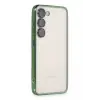 Newface Samsung Galaxy S23 Kılıf Razer Lensli Silikon - Yeşil