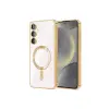 Newface Samsung Galaxy S23 Plus Kılıf Kross Magneticsafe Kapak - Gold