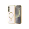 Newface Samsung Galaxy S23 Plus Kılıf Kross Magneticsafe Kapak - Gold