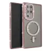 Newface Samsung Galaxy S23 Ultra Joke Simli Magneticsafe Kılıf - Pembe