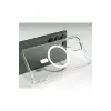 Newface Samsung Galaxy S23 Ultra Kılıf Magneticsafe Şeffaf Silikon - Şeffaf