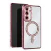 Newface Samsung Galaxy S24 FE Joke Simli Magneticsafe Kılıf - Pembe