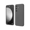 Newface Samsung Galaxy S24 FE Kılıf First Silikon - Gri