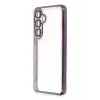 Newface Samsung Galaxy S24 FE Kılıf Razer Lensli Silikon - Mor