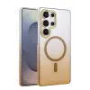 Newface Samsung Galaxy S24 Ultra Glossy Magsafe Kapak - Çöl Titanyum
