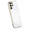 Newface Samsung Galaxy S24 Ultra Kılıf Volet Silikon - Beyaz