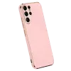 Newface Samsung Galaxy S24 Ultra Kılıf Volet Silikon - Pembe