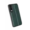 Newface Samsung Galaxy S25 Edge Flip Cover - Koyu Yeşil