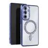 Newface Samsung Galaxy S25 Edge Joke Simli Magneticsafe Kılıf - Mavi